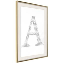 Arkiio Affisch Letter A [Poster] 40x60 Poster